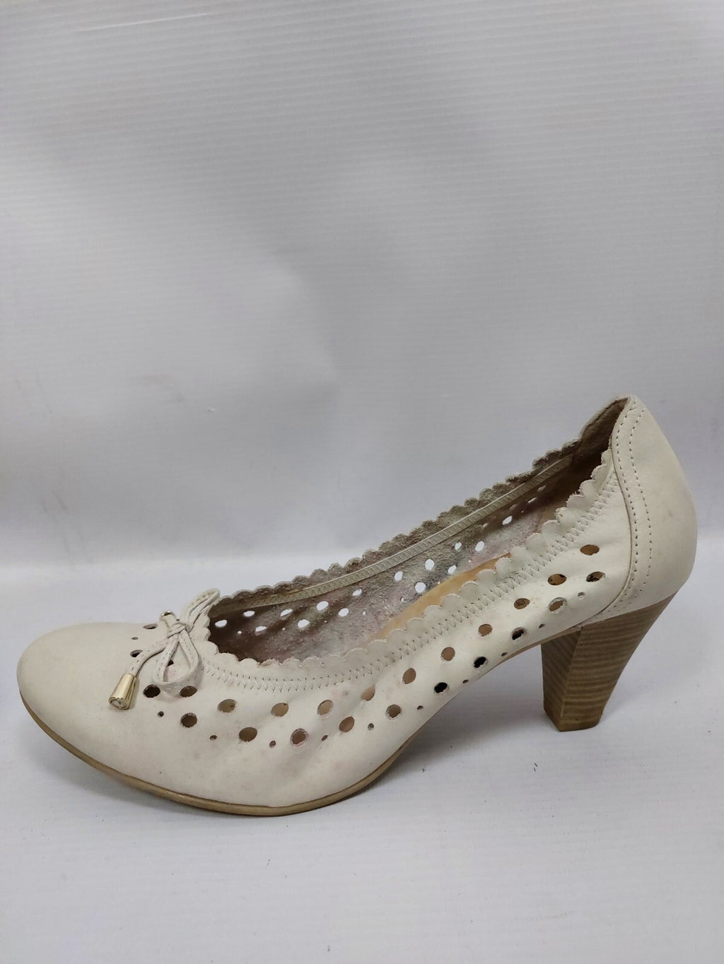 ES0557 Damen Pumps von Caprice, beige, Gr. 6,54