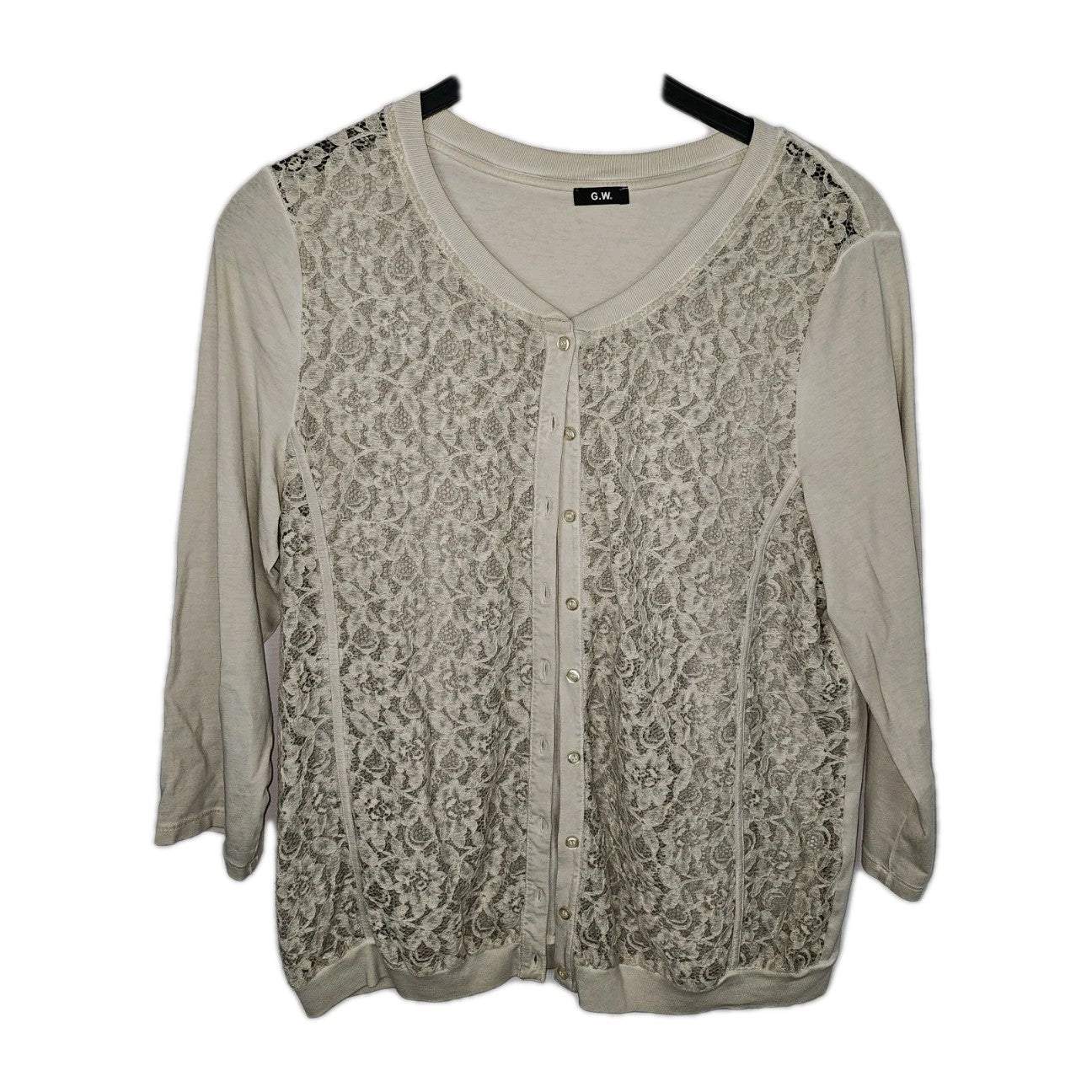 EK9073 Damen Strickjacke von Gerry Weber,  Beige, Gr. Ca 440