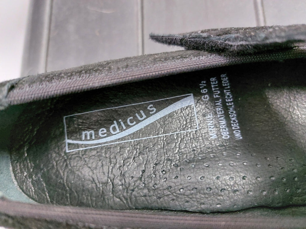 ES0173 flache Pumps von Medicus, schwarz, Gr. 6,55