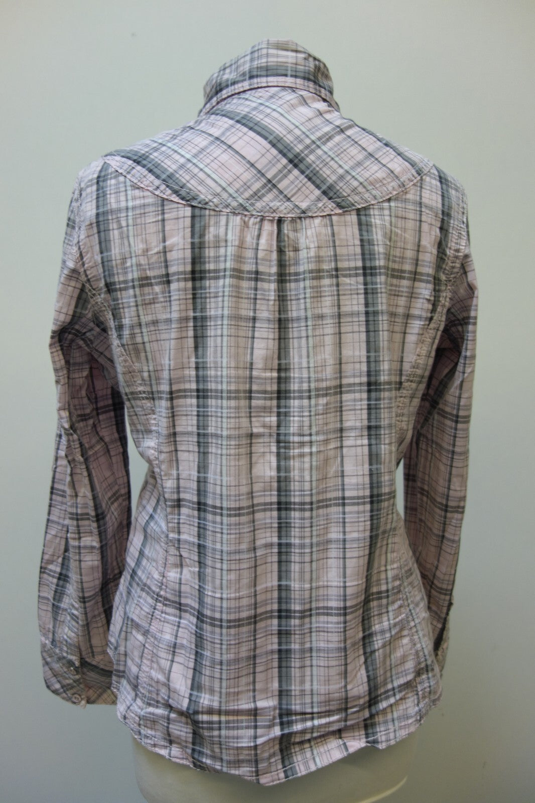 EK2409  Damen Bluse von Cecil, kariert, rosa, Gr. M3