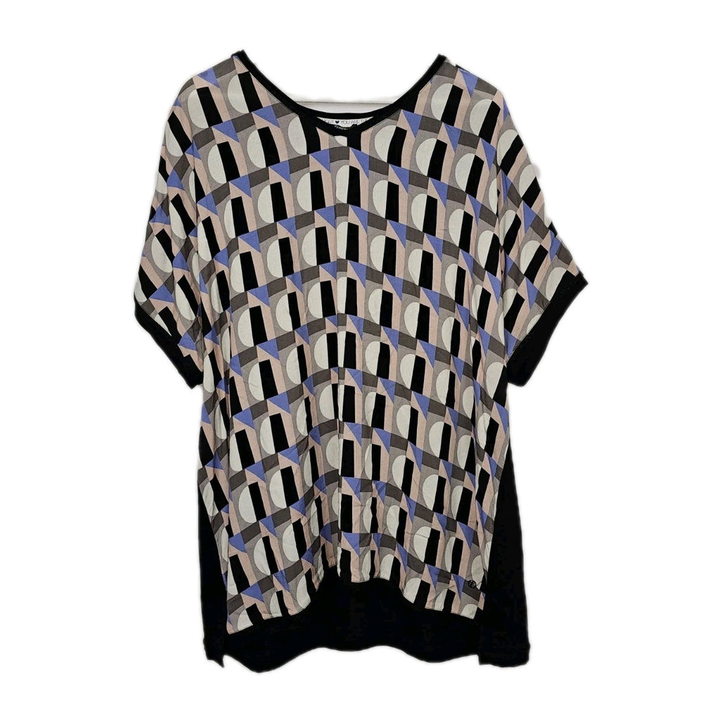 EK10983 Damen Bluse von frapp, Schwarz, Gr. 480