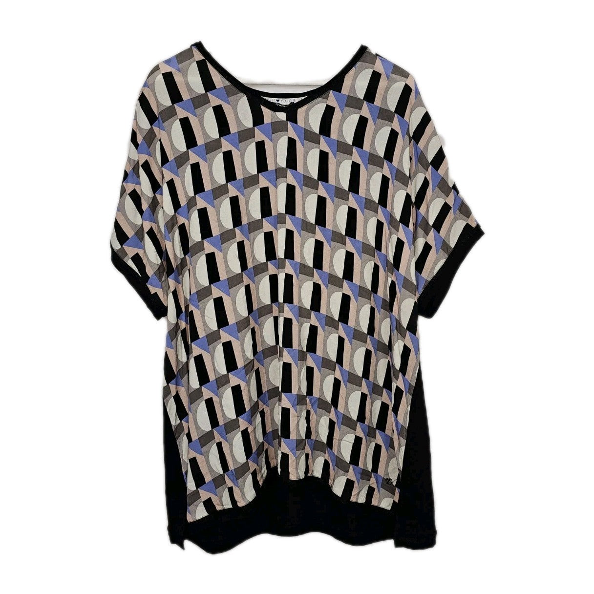 EK10983 Damen Bluse von frapp, Schwarz, Gr. 480