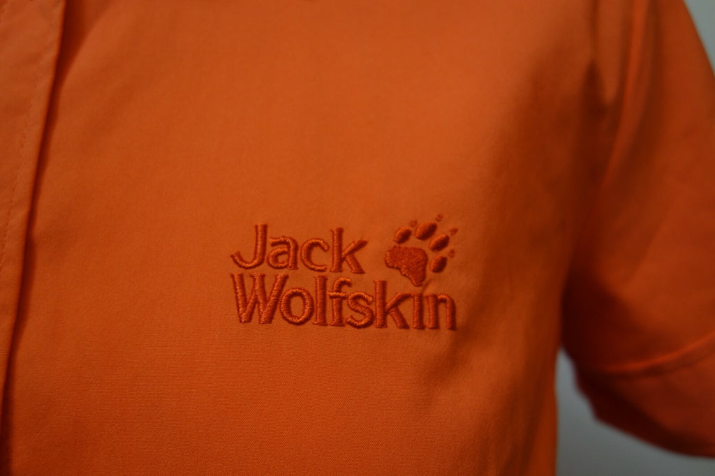 Outdoor Bluse von Jack Wolfskin Orange xs EK0381 wie neu2
