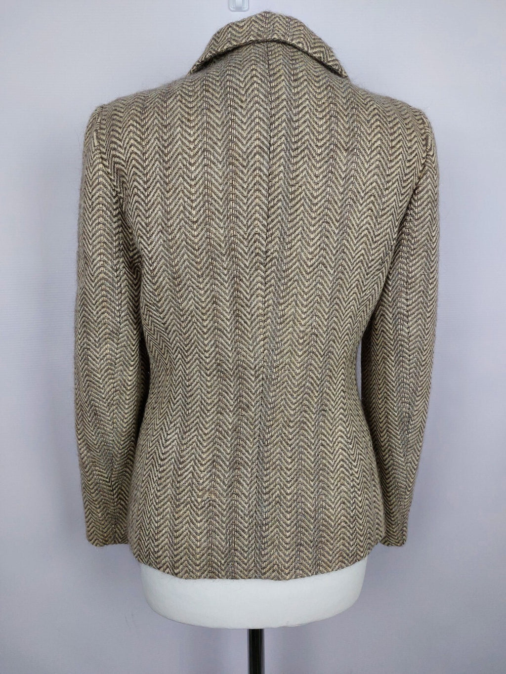 EK0060Damen Blazer von Team Couture, beige gemustert, Gr. 363