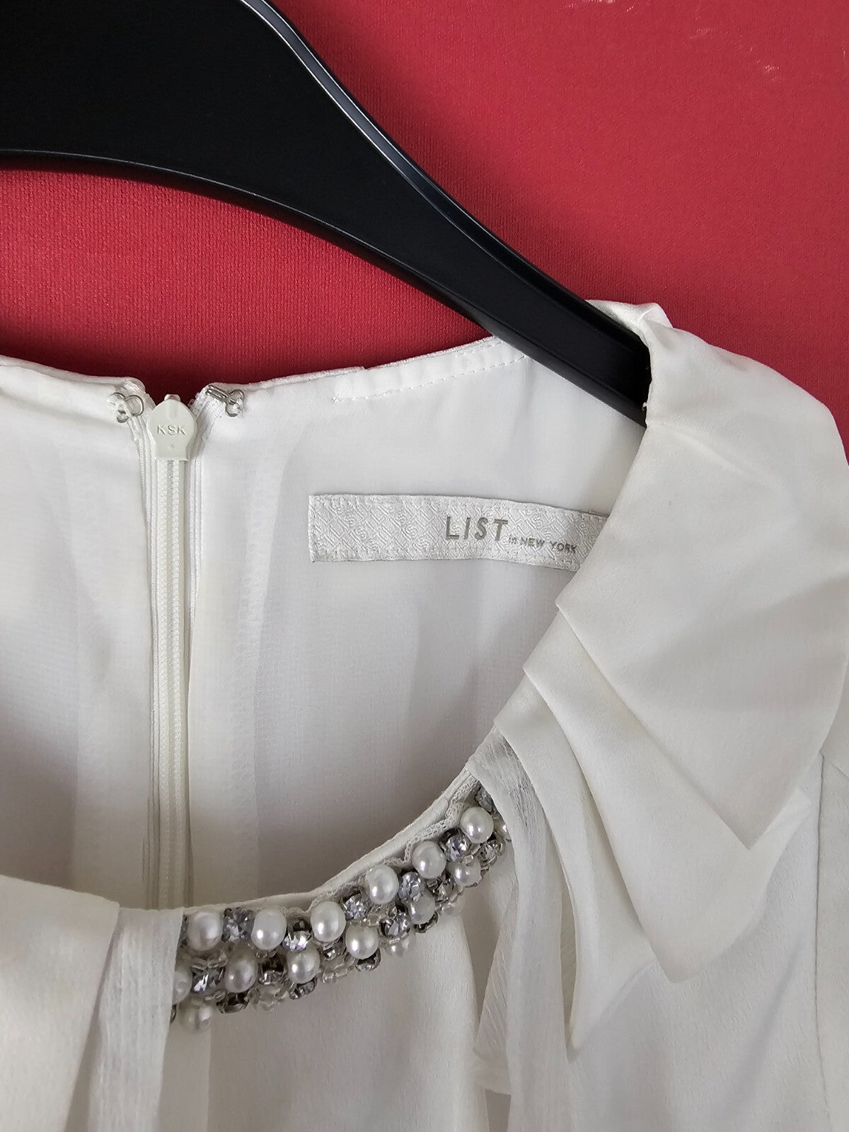 EK6542 Damen Kleid von List in New York, weiß-blau, Gr.363