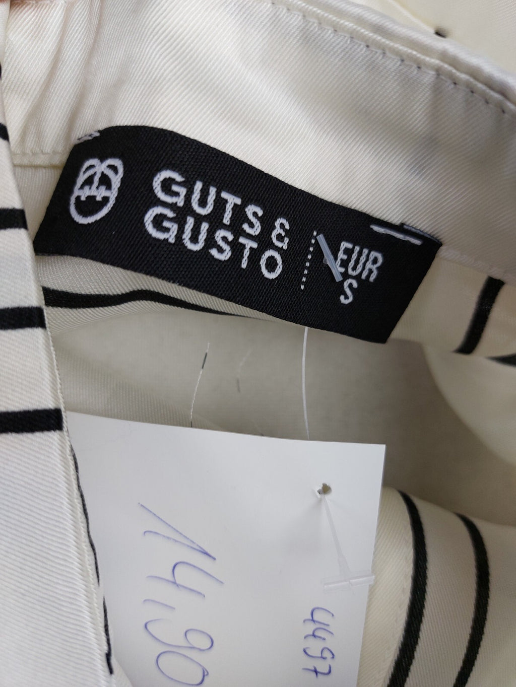 EK4497 Damen Bluse von Guts&Gusto, weiß/schwarz, gr. S7