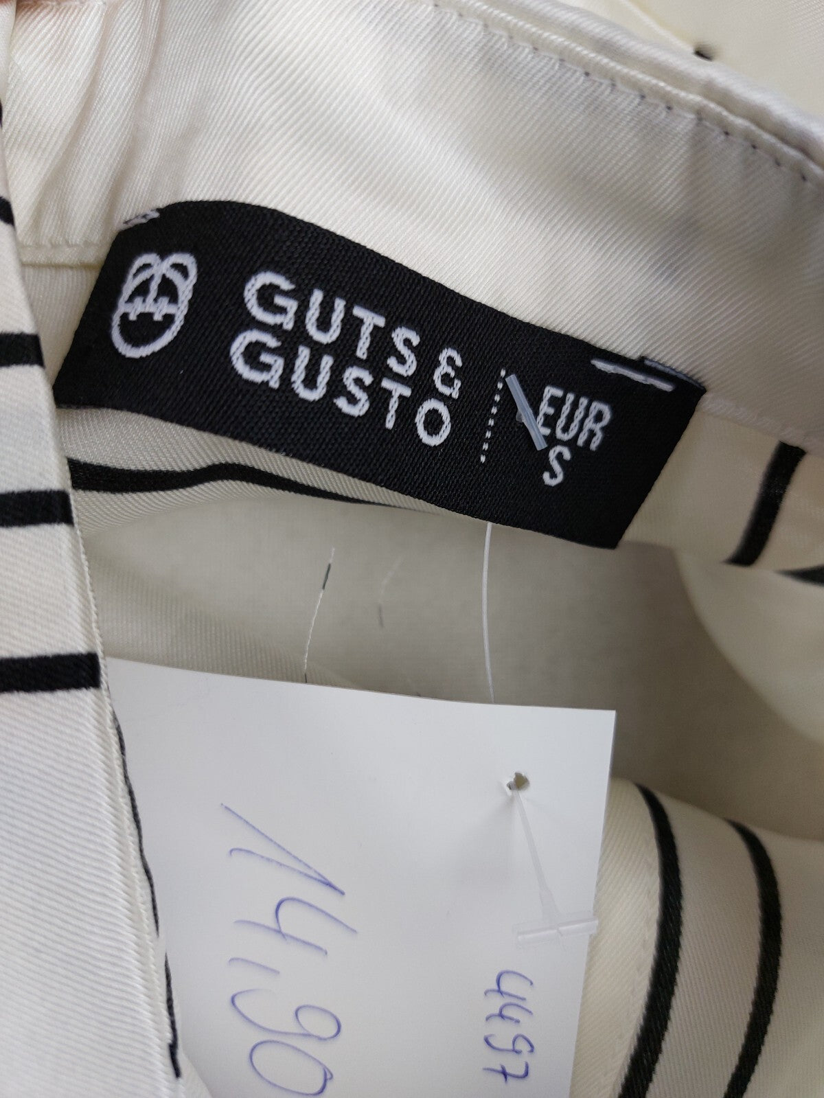 EK4497 Damen Bluse von Guts&Gusto, weiß/schwarz, gr. S7