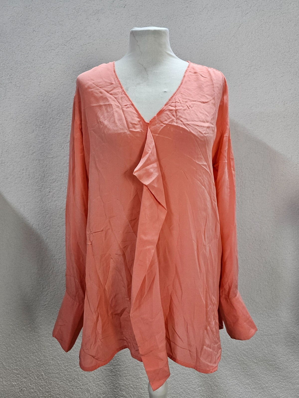 EK6180 Damen Bluse von Marc Aurel, Lachsfarbend, Gr.380