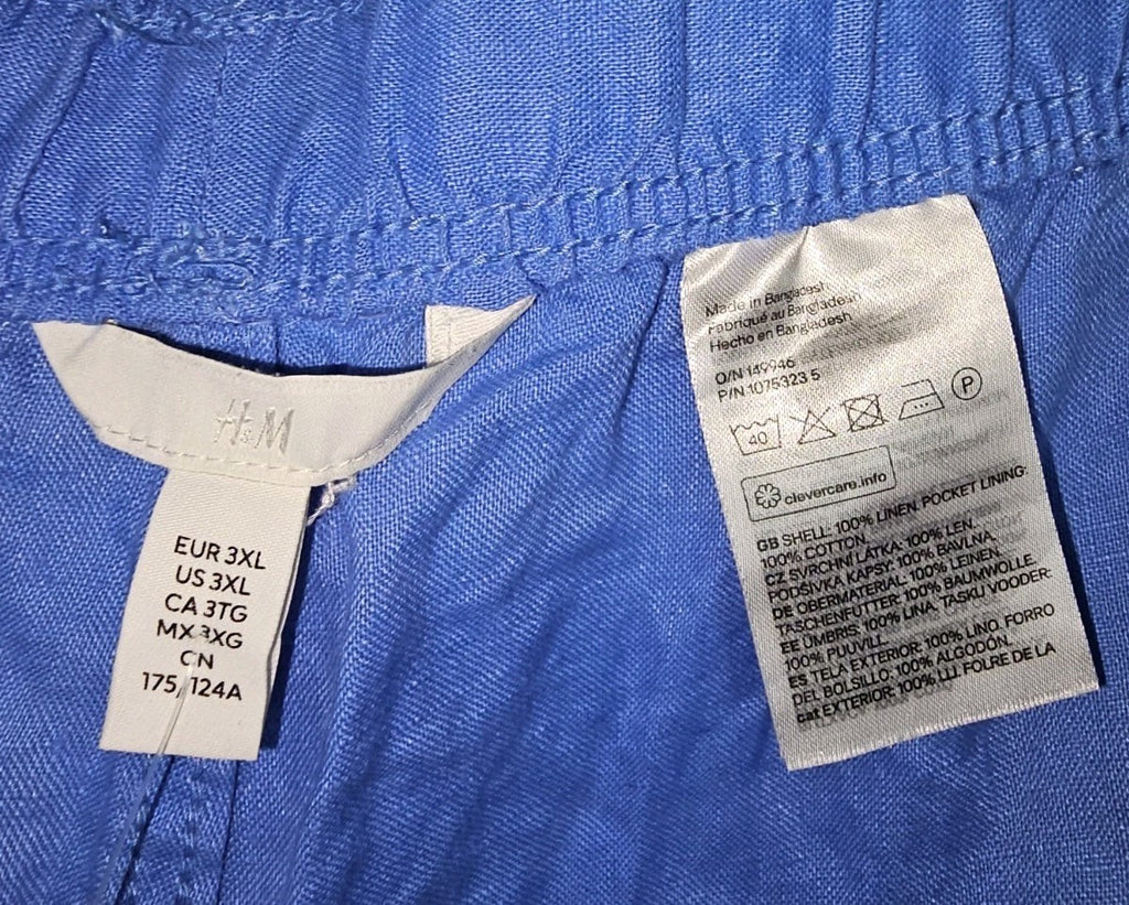 EK9285 Damen Shorts von H&M, blau, Gr.3XL2
