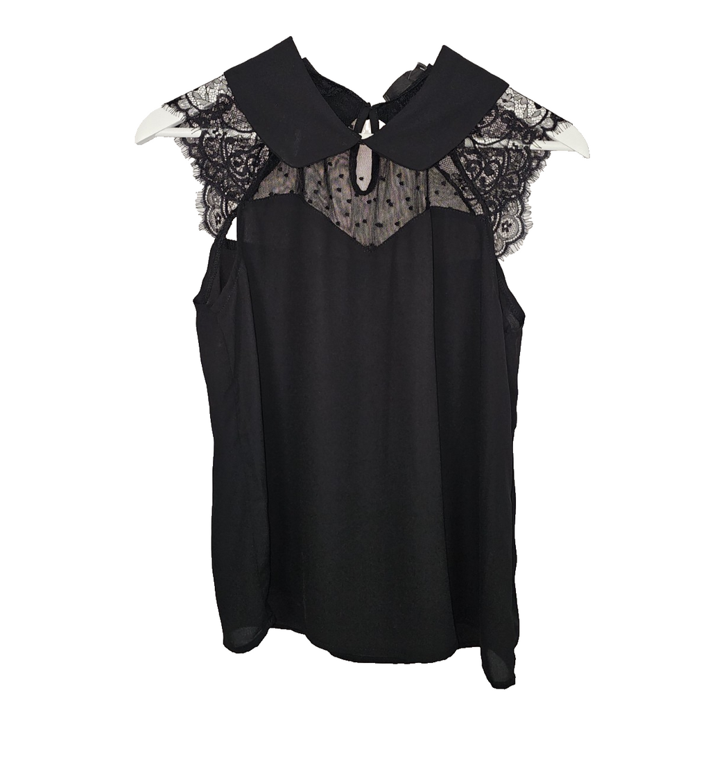 EK8396 Damen Bluse von Shein, Schwarz, Gr. S0