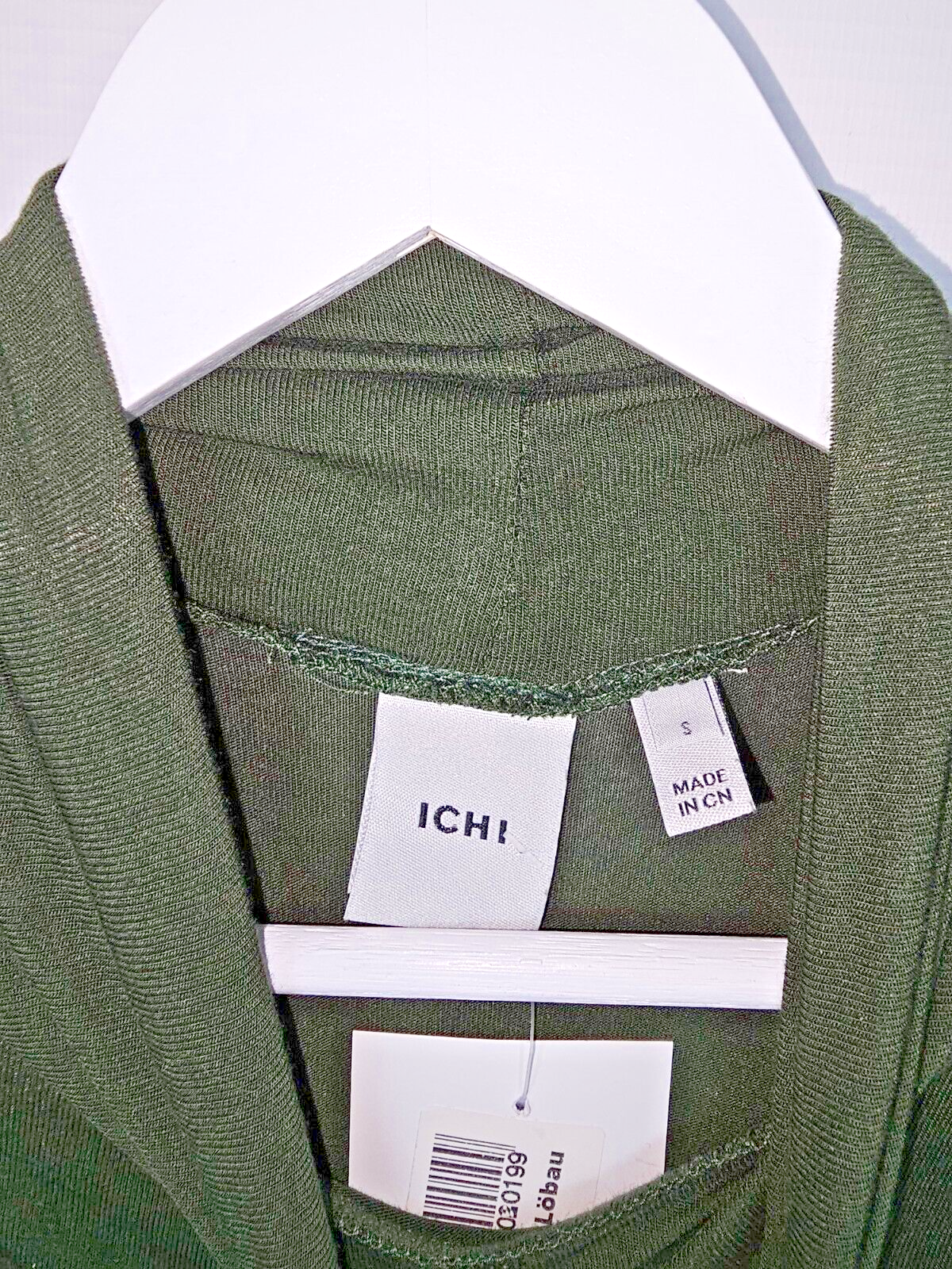 EK6920 Damen leichter Rollkragen  von ICHI, Grün, Gr. S1