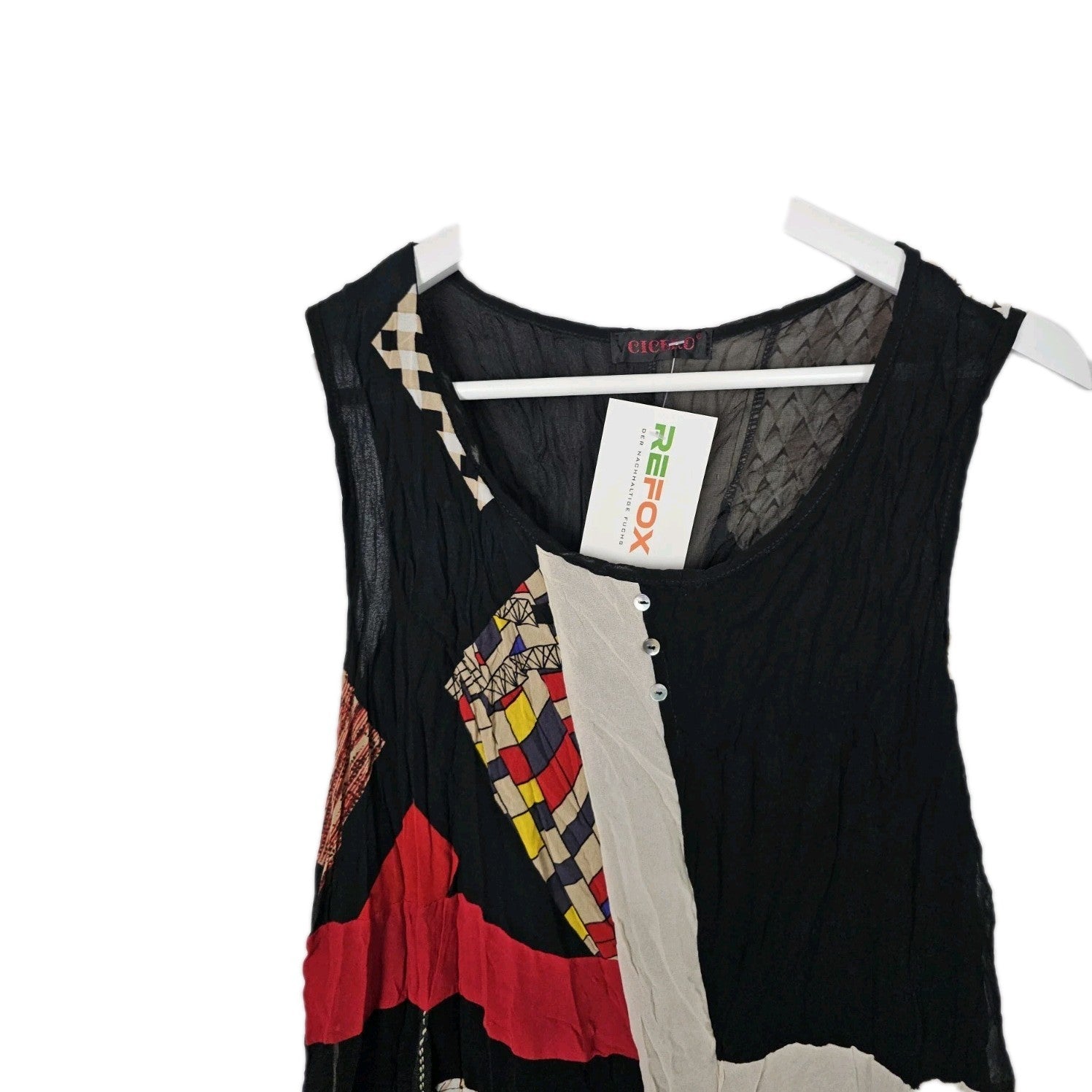 EK6308 Damen Kleid von Cicero, Schwarz, Gr. Ca 381