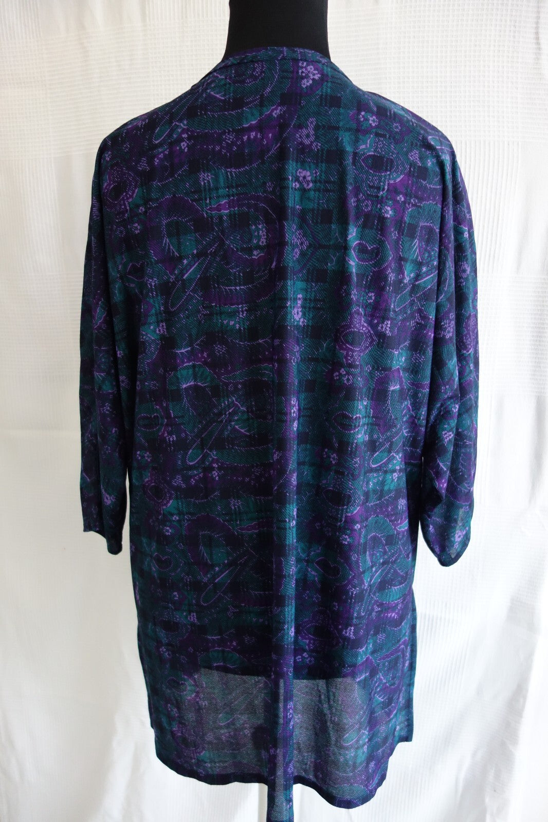 EK4267 Damen Shirt, lila- grün, Gr.522