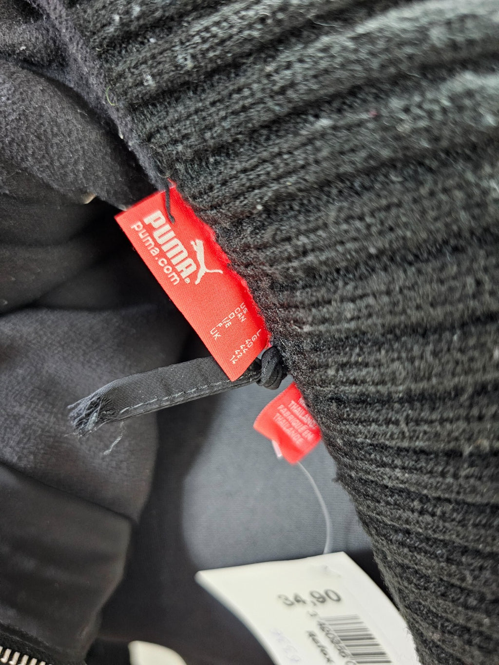 EK6336 Damen Winterjacke von Puma, schwarz, Gr. L10