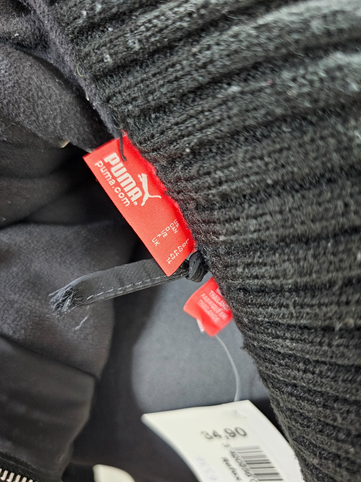 EK6336 Damen Winterjacke von Puma, schwarz, Gr. L10