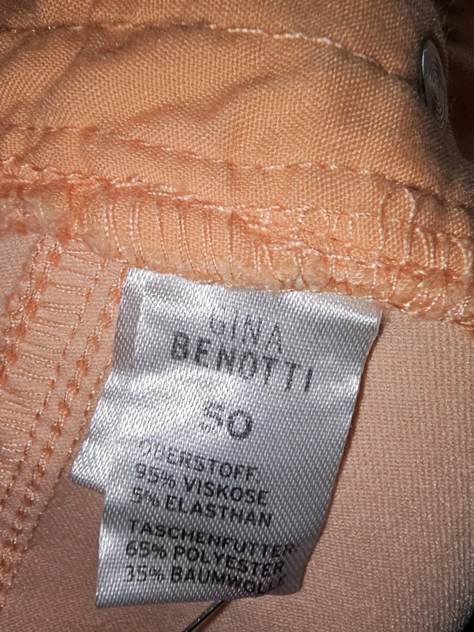 EK10303 Damen Hose von Gina Benotti, orange, Gr.505