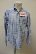 EK3842 Jungen Hemd von American Outfitters, blau/weiß kariert, Gr. 100