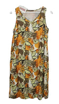 EK9520 Damen Kleid, Mehrfarbig, Orange, Gr. 400