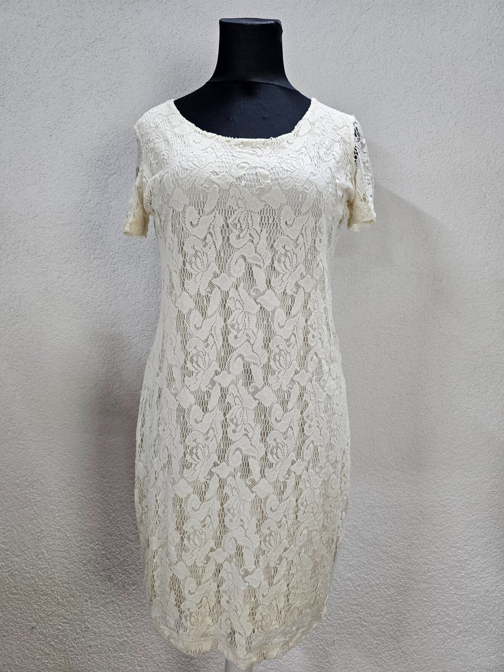 EK6147 Damen Kleid von Tom Tailor, beige, gr. XL0
