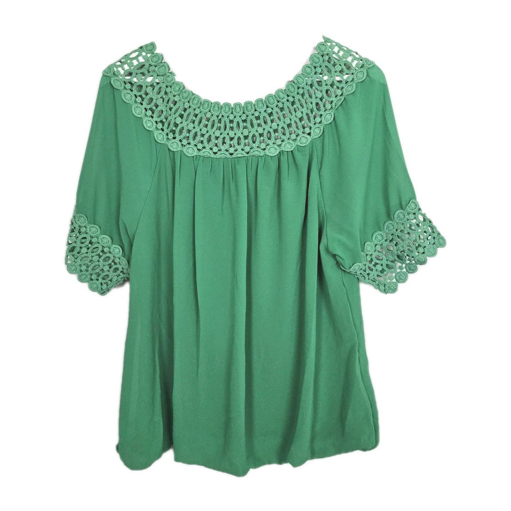 EK10178 Damen Bluse, Grün, Gr. M0