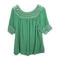EK10178 Damen Bluse, Grün, Gr. M0