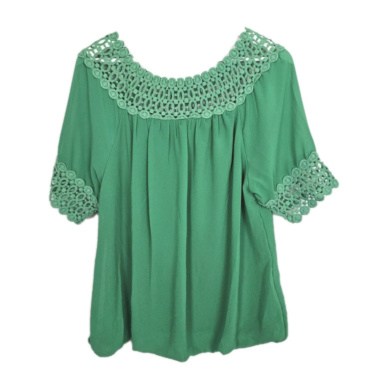EK10178 Damen Bluse, Grün, Gr. M0