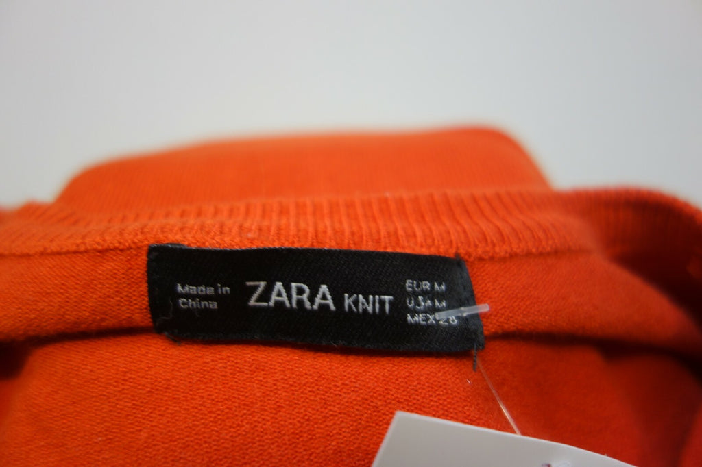 EK1280 Damen Strickjacke von Zara Knit, orange, Gr. M5