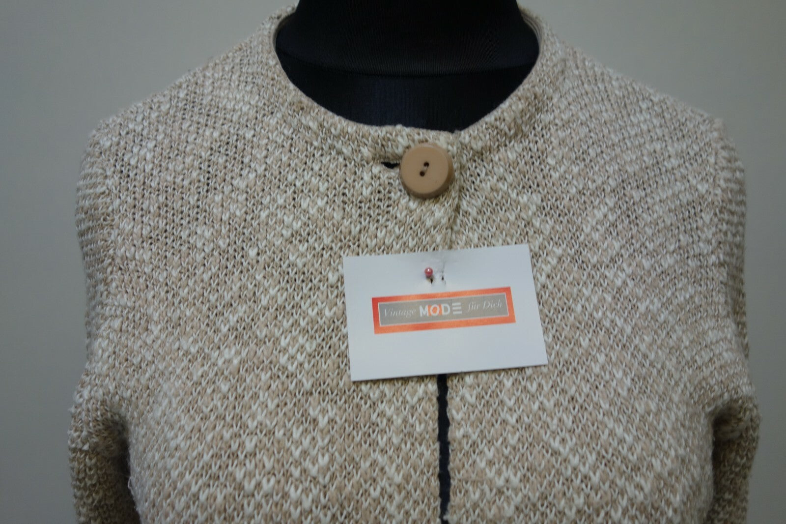 EK1729 Damen Strickjacke von Esisto, beige, Gr. L1