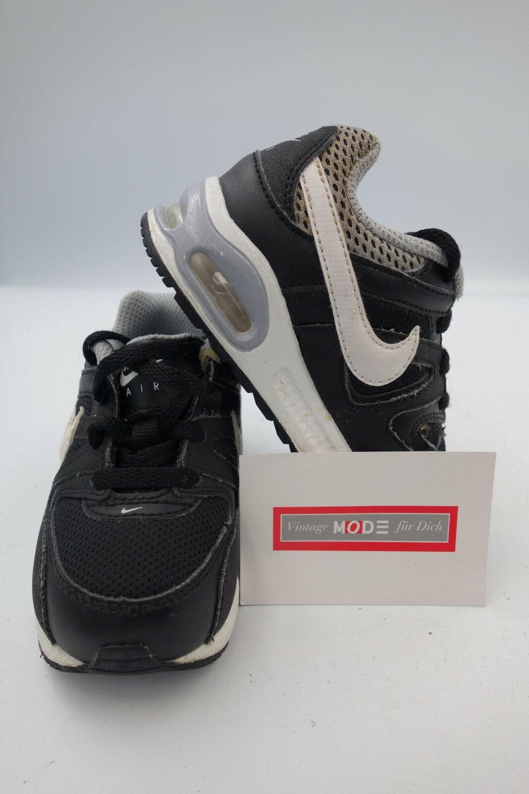 ES0617 Kinder Sneaker von Nike, schwarz/Weiß, Gr. 220