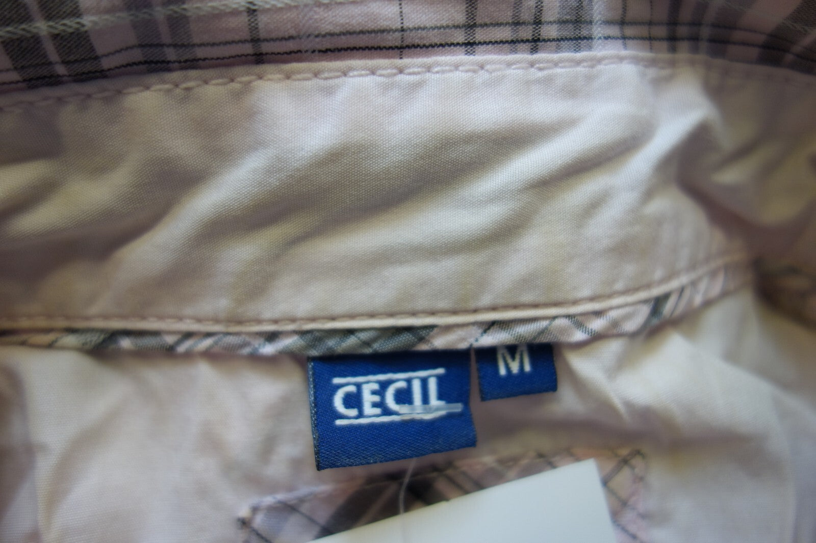 EK2409  Damen Bluse von Cecil, kariert, rosa, Gr. M4