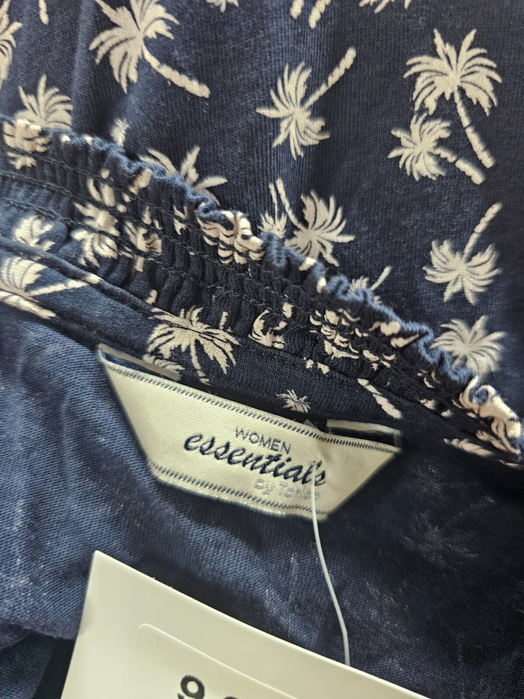 EK1903 Damen Shirt von Essentials by Tchibo, dunkelblau/weiß, Gr. 2XL5