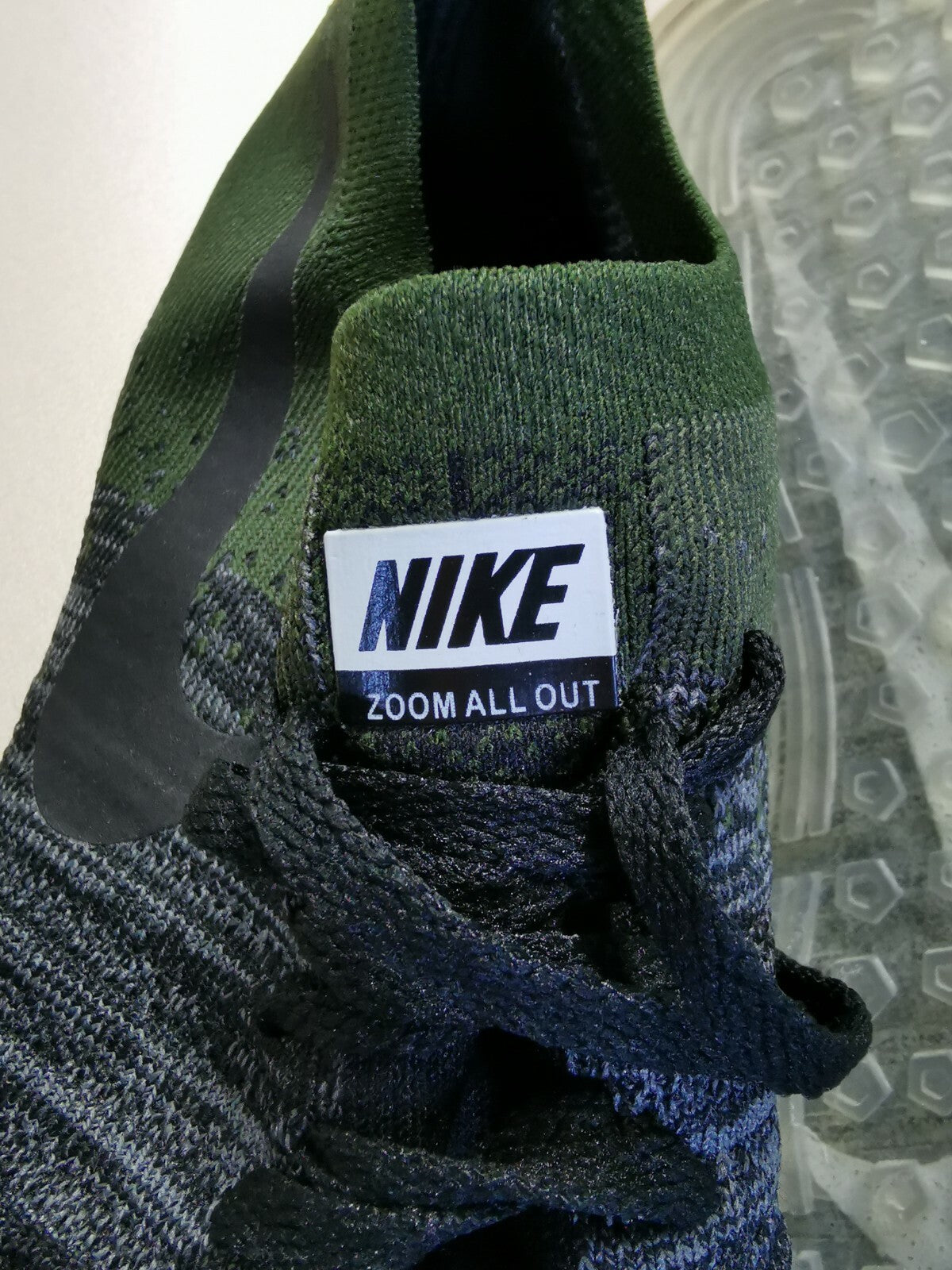 ES0065 Damen Sneaker von Nike, grün und grau, 37,53