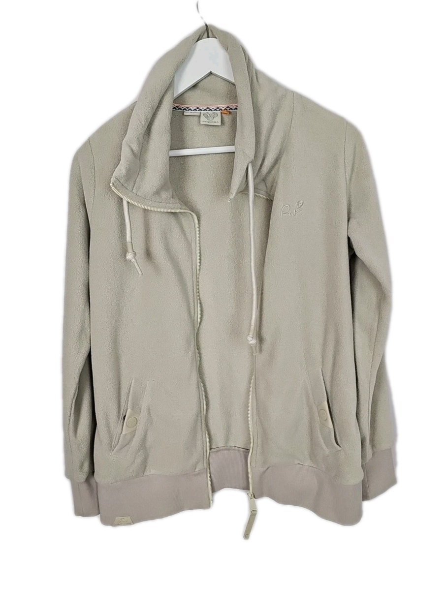 EK9353 Damen Strickjacke Raqwear Gr.M Beige0