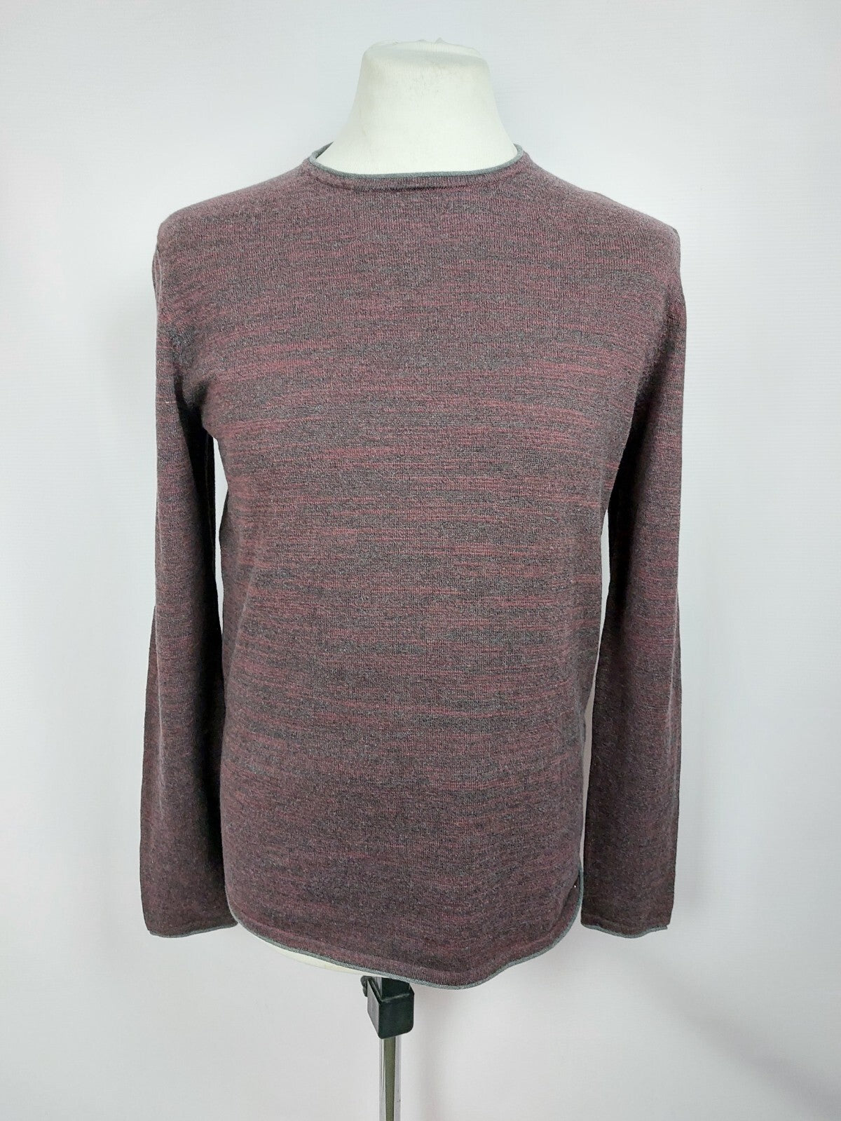 EK1188 Herren Pullover von edc, grau/lila, Gr. M0