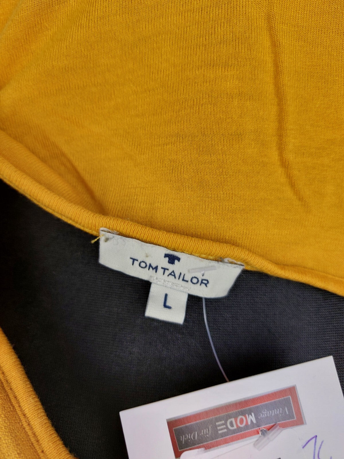 EK2554 Damen Shirt von Tom Tailor, goldgelb, Gr. L4