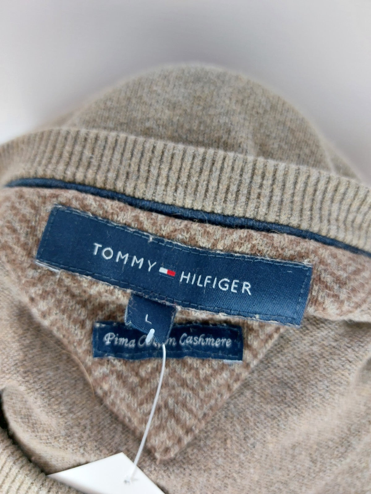 EK4405 Herren Pullover von Tommy Hilfiger, braun, Gr. L5