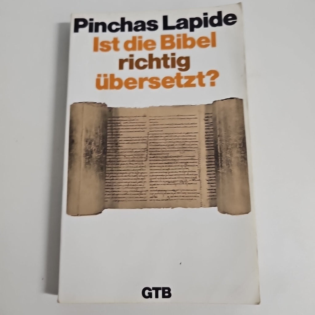 EB1826 Ist die Bibel richtig übersetzt? Band 1. von Lapide, Pinchas0