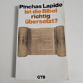 EB1826 Ist die Bibel richtig übersetzt? Band 1. von Lapide, Pinchas0
