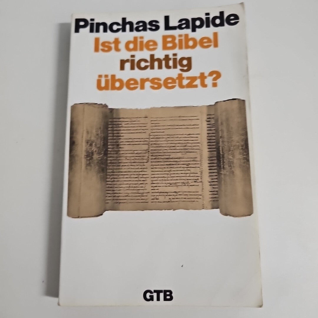 EB1826 Ist die Bibel richtig übersetzt? Band 1. von Lapide, Pinchas0
