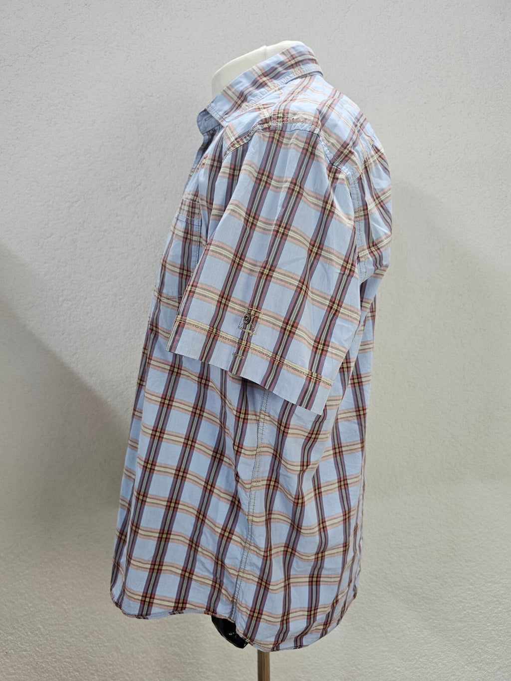 EK6034 Herren Hemd von Pierre Cardin, blau, Kariert, Gr.XL4