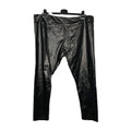 EK10932 Damen Leggins von Woolworth, Kunstleder, schwarz, Gr.XXL0