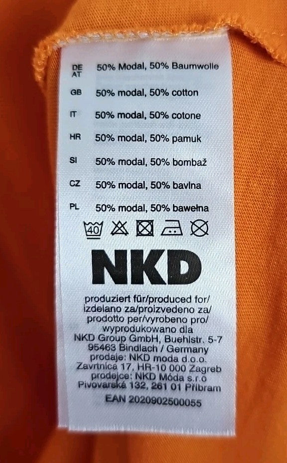 EK9782 Damen T-Shirt Laura Torella Gr.L Orange2