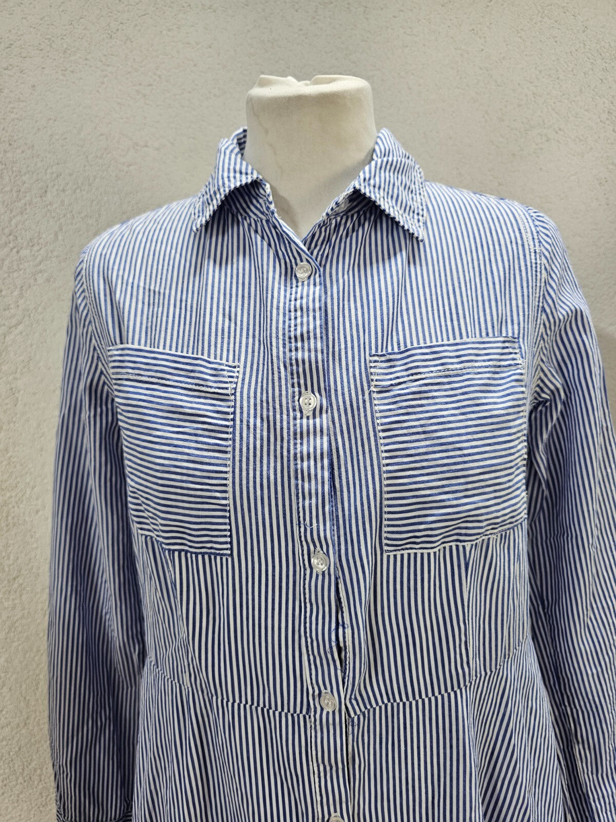 EK4786 Damen Kleid von Hailys, blau-weiß, Gr.S1