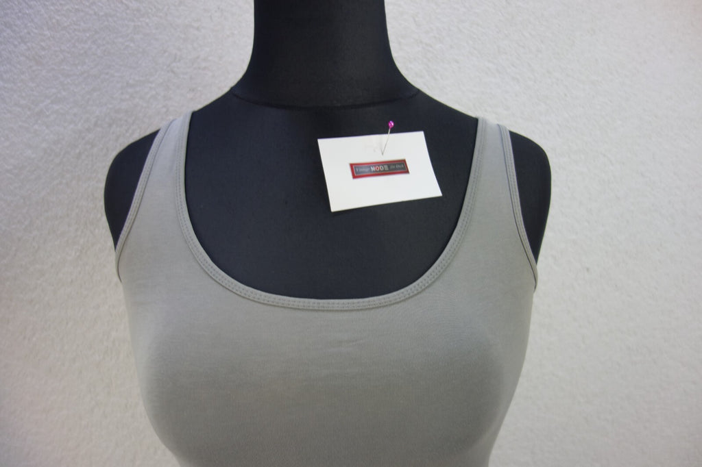 EK4161 Damen Basic Top von edc, grau, Gr. M1