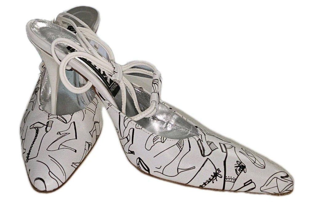 ES93 Damen Stiletto von Mara, Schwarz/Weiß, Gr. 380