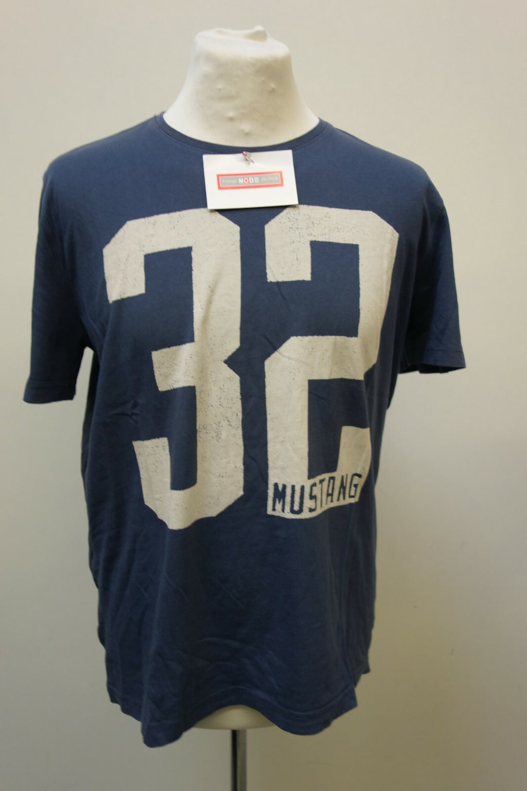 EK1135 Herren T-Shirt von Mustang, blau, Gr. L0