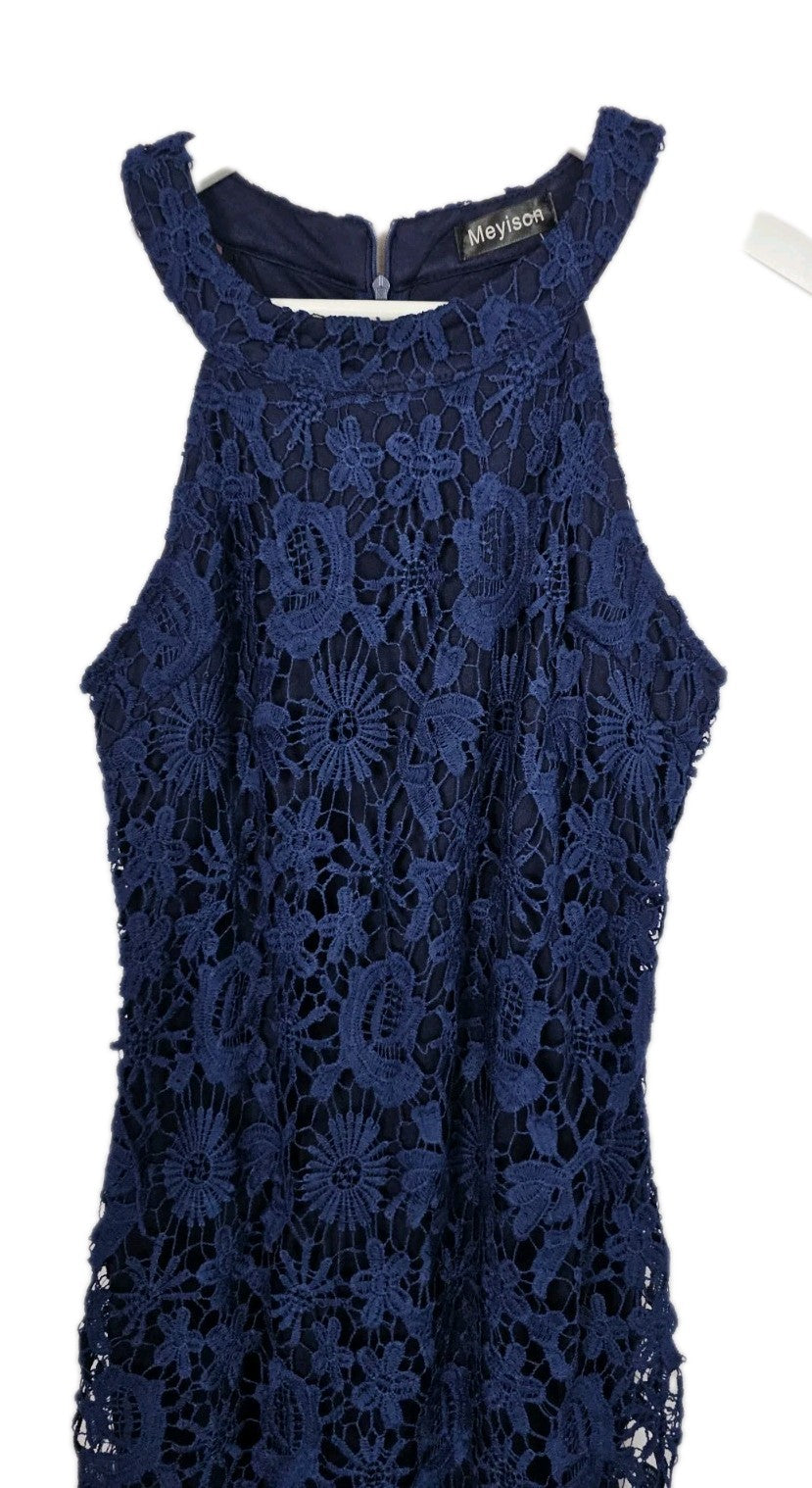 EK9522 Damen Kleid von Meyison, Dunkelblau, Gr. L1