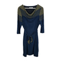 EK9168 Damen Kleid von Quiosque, Dunkelblau, Gr. 440
