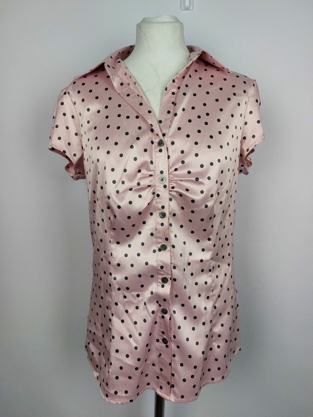 EK3670 Damen Bluse von Cosima, rosa mit Punkten, Gr. 380