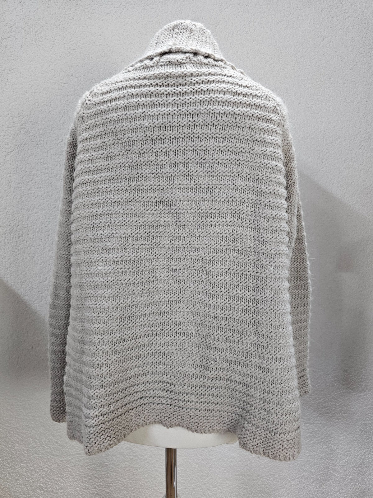 EK6167 Damen Strickjacke von Amy Vermont, grau, Gr. 383